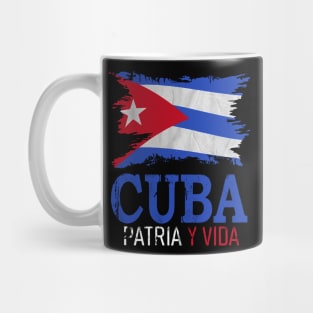 Cuba Libre Cuban Flag patria y vida Mug